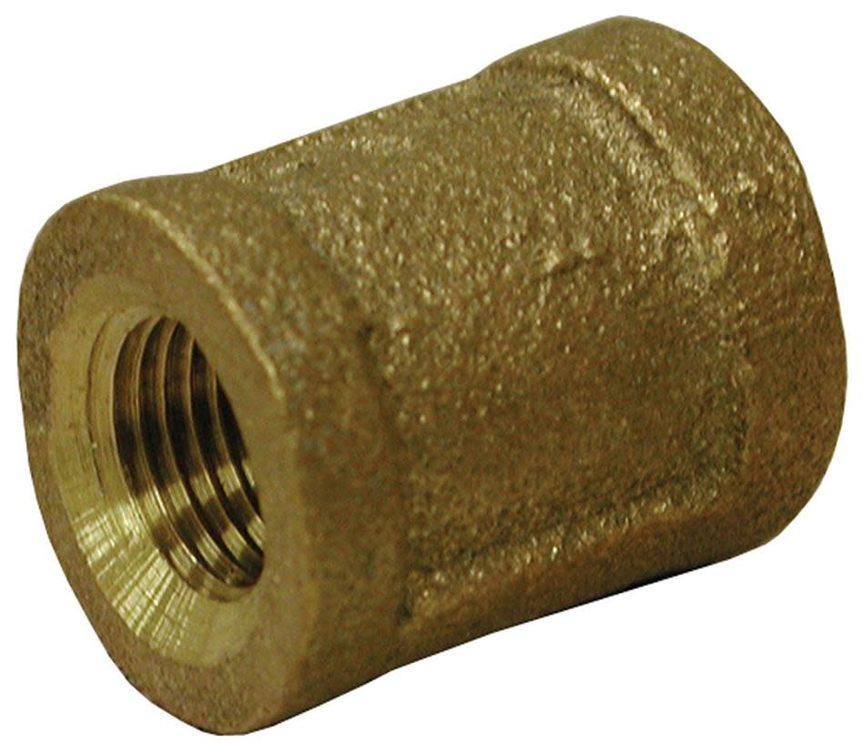 Jones Stephens B74122LF 1/4 BRONZE COUPLING - LEAD FREE - Bronze