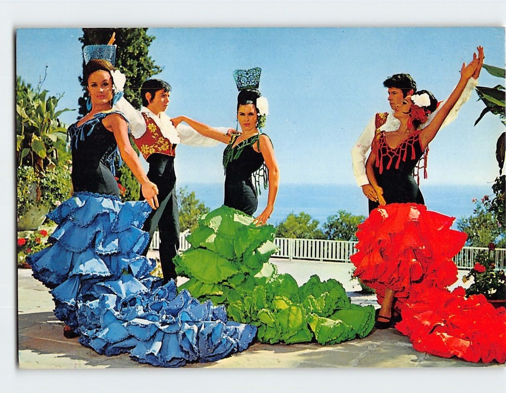 Postcard Ballet de Luis Príncipe Folklore Spain