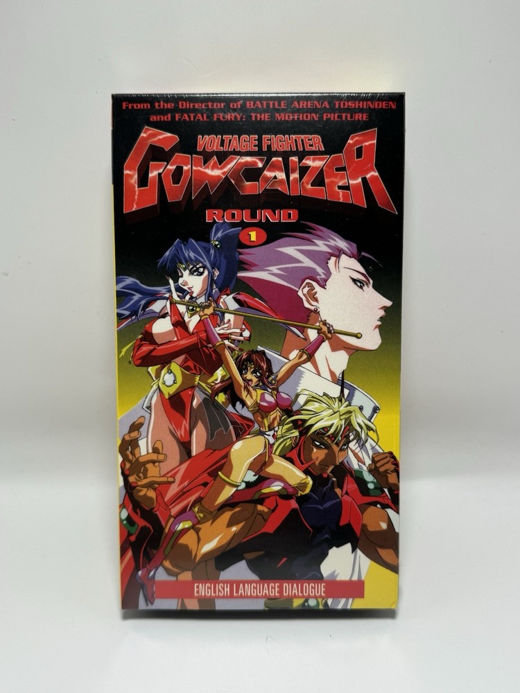 Voltage Fighter Gowcaizer Round 1 (1996) Anime VHS Tape NEW SEALED