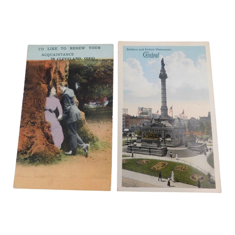 Postcards Vintage  c1913-1916 Cleveland Ohio Set of 2