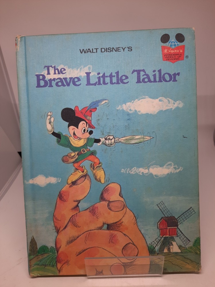 BRAVE LITTLE TAILOR Vintage Book 1974 DISNEY WONDERFUL WORLD OF READING Mickey