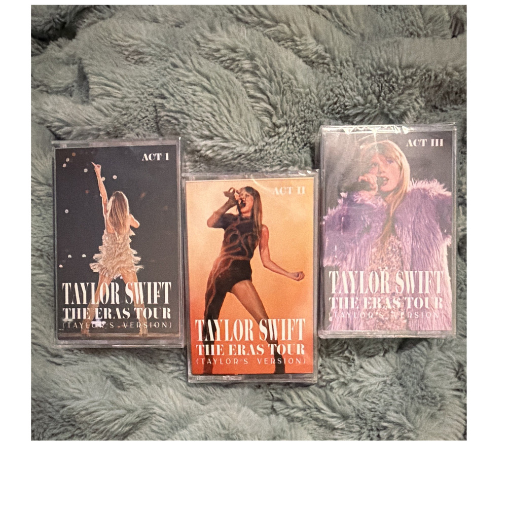 Taylor Swift The Eras Tour (Taylor's Version) Act I-III Cassette Set brand new!