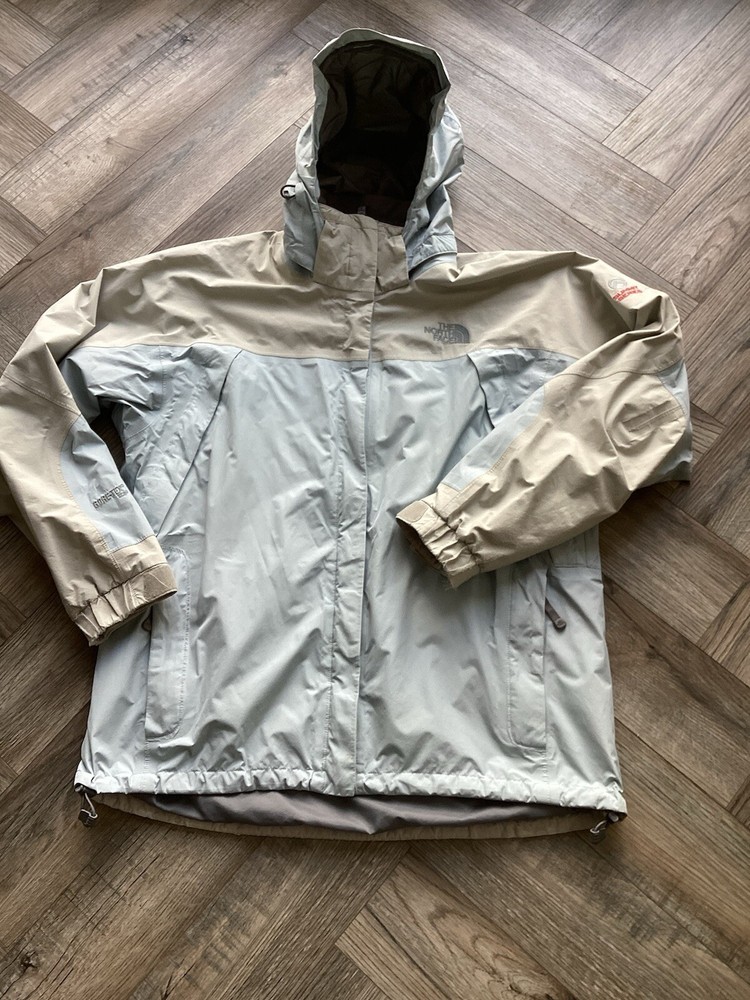North Face Goretex XCR Summit Series Interactive Hooded Jacket Sz XL Blue/grey