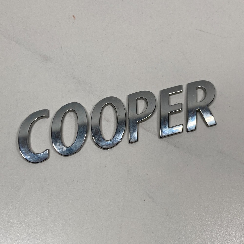 2013-2016 Mini Cooper S Paceman Emblem Badge Letters Rear Tailgate Chrome