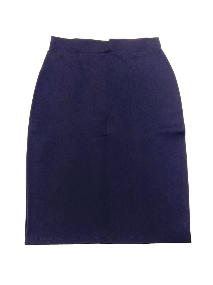 Urban Coco Women's Business Casual Straight & Pencil Skirt Navy Blue Size Medium