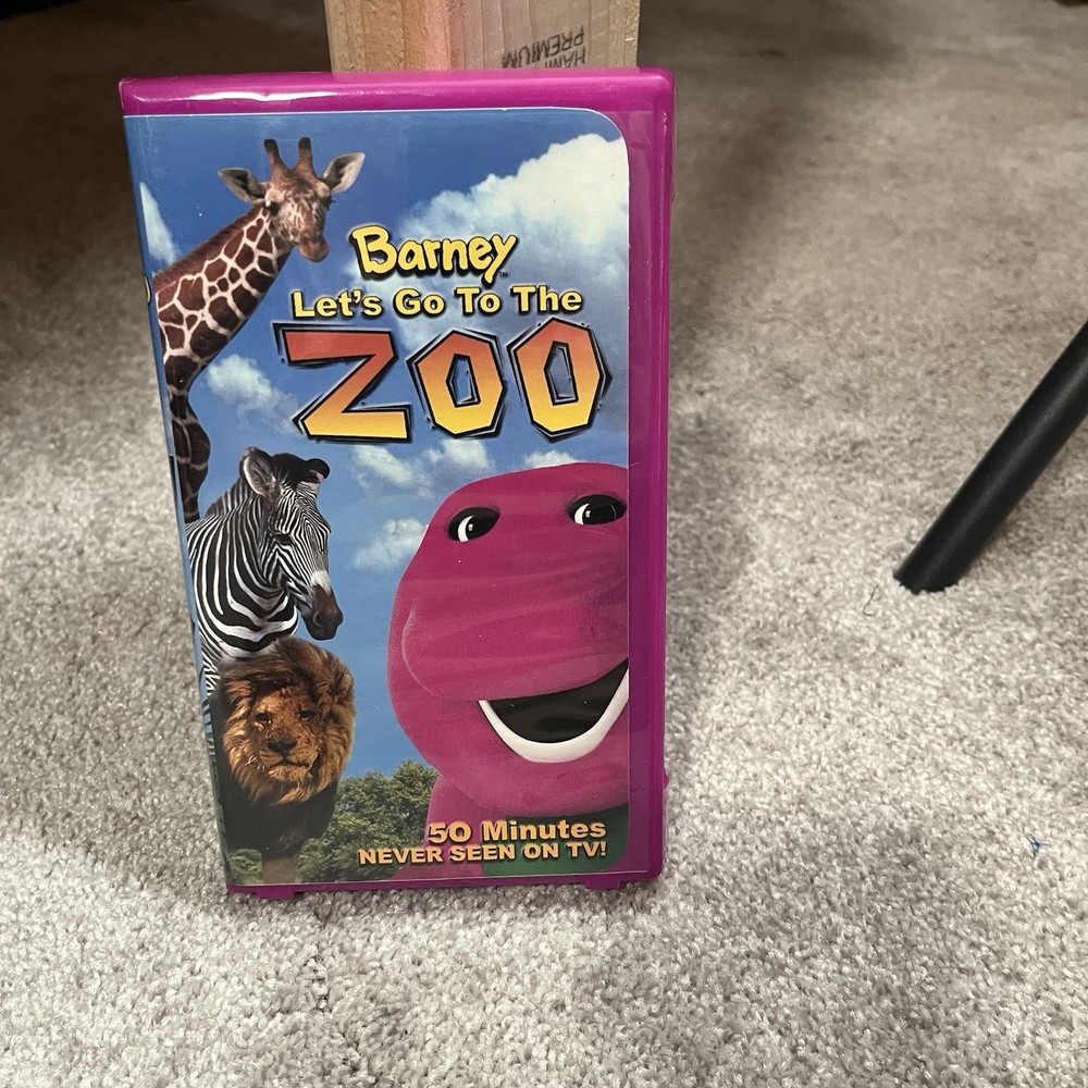 Barney - Lets Go to the Zoo (VHS, 2001) Tested And Working