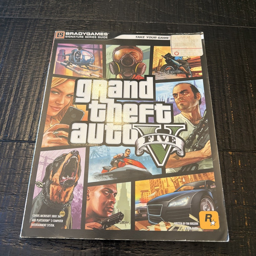 Grand Theft Auto V Strategy Guide Book by BradyGames Paperback PS3  &  Xbox  360