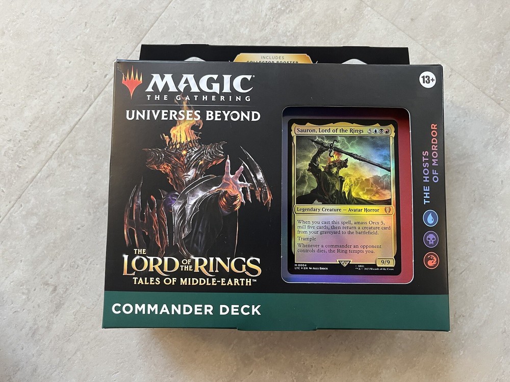 Magic the Gathering Lord of The Rings The Hosts of Mordor Commander Deck
