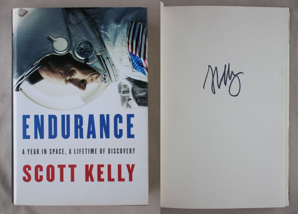 Signed 1st Ed ENDURANCE Scott Kelly HC/DJ INTERNATIONAL SPACE STATION ASTRONAUT