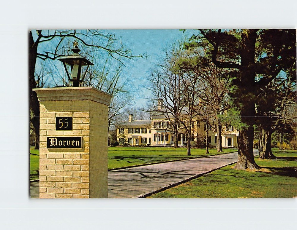 Postcard Morven Princeton Mercer County New Jersey USA North America