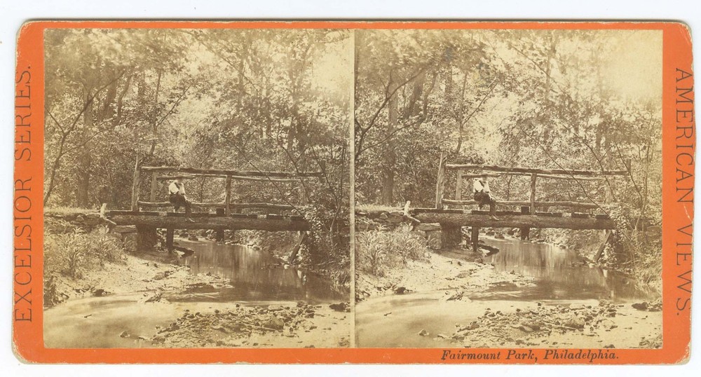 G2089~ PHILADELPHIA – Wissahickon Woods Fairmont Park 1870s Stereoview