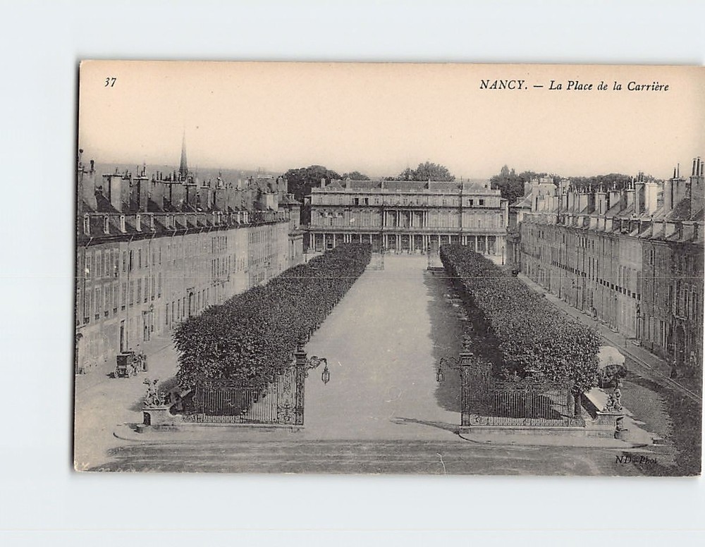 Postcard La Place de la Carrière Nancy France