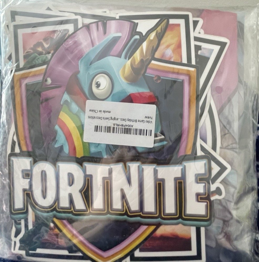 Fortnite Party Decorations Set Birthday Decorations Balloons Banner