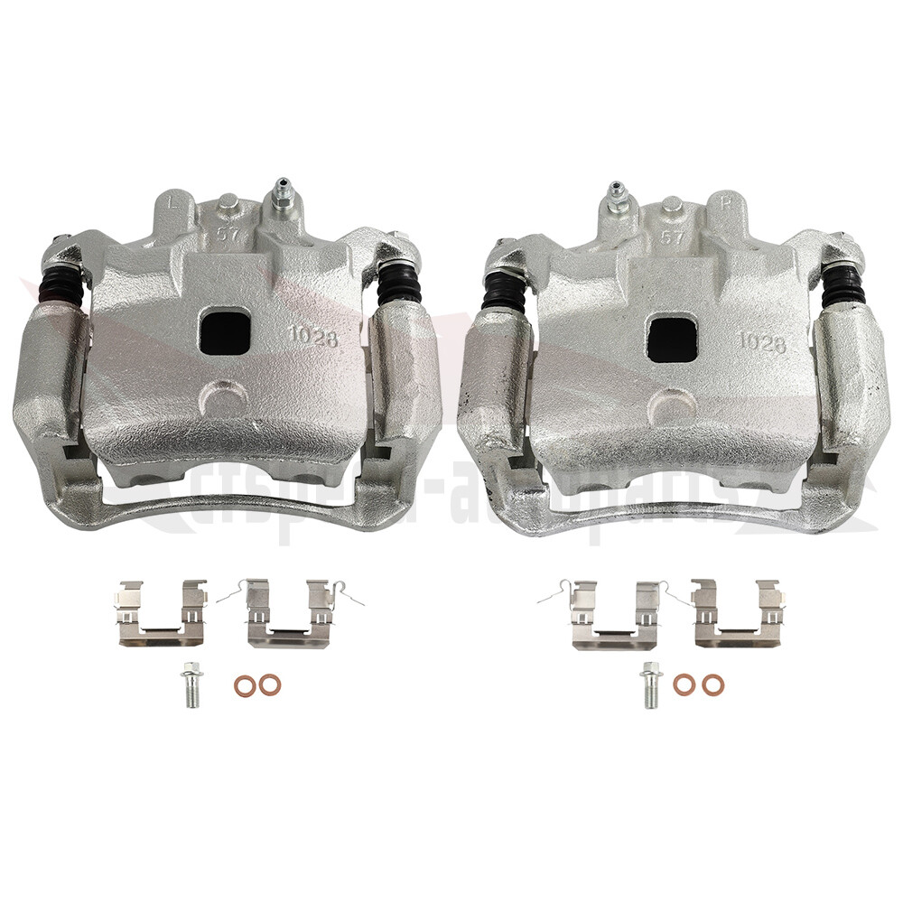 2009-2014 Nissan Cube & 2012-2016 Tiida Front Brake Calipers with Bracket Pair