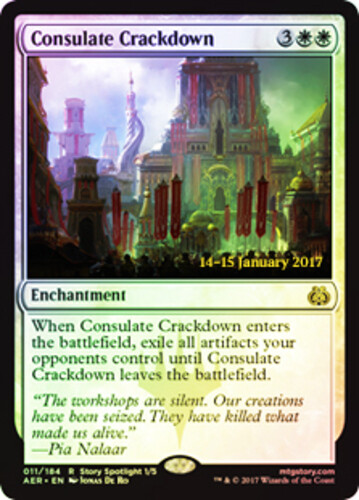 Pre-Release Promos - Consulate Crackdown - Foil - Prerelease Promo