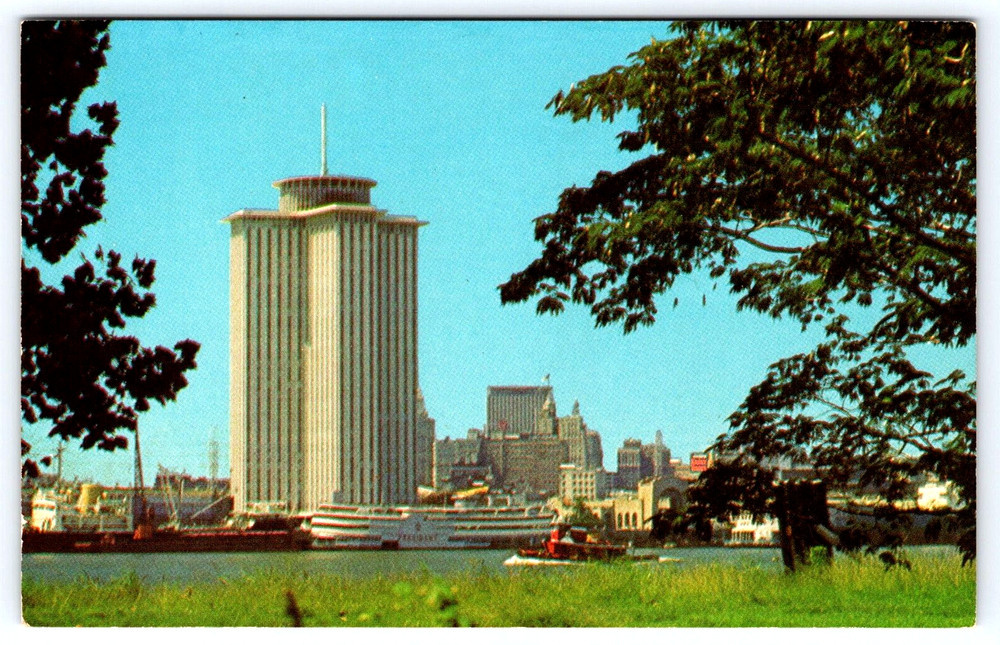 New Orleans Louisiana International Trade Mart Buildings Vintage Photo Postcard