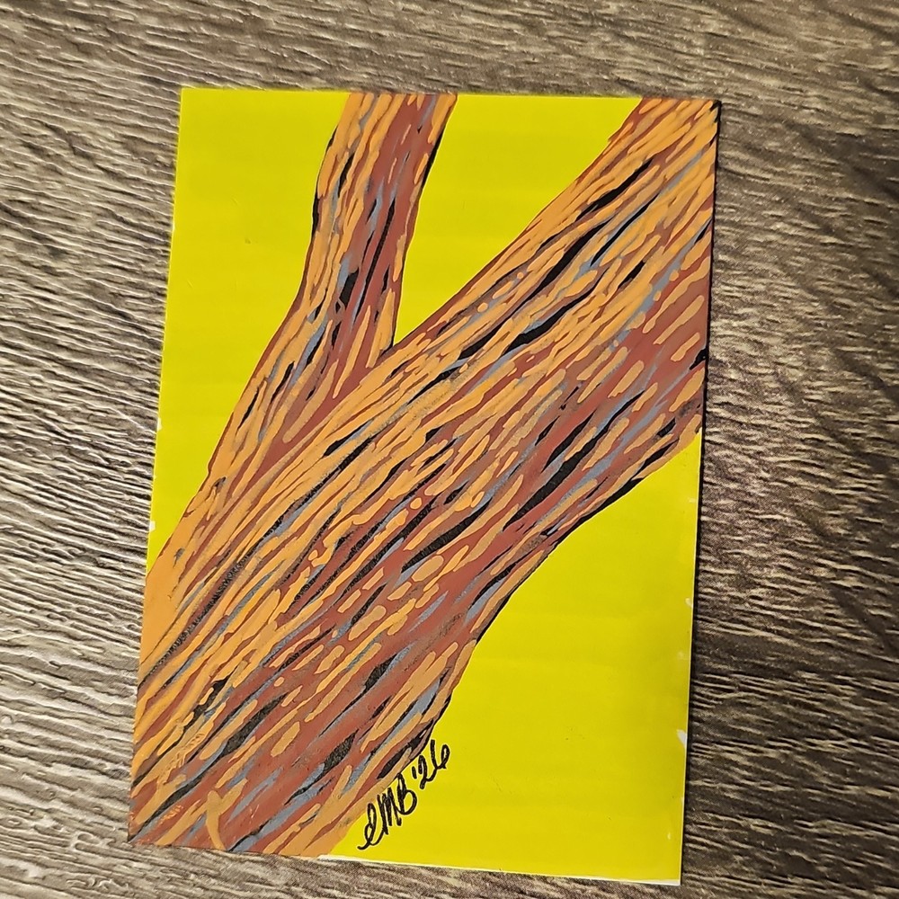 Original ACEO Acrylic Painting, Signed
