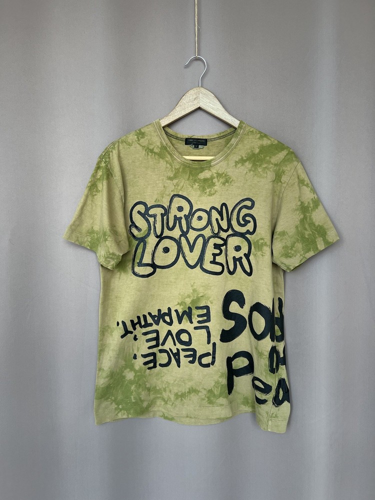 Comme des Garcons Homme Plus Rare T-Shirt Mens Size M Strong Lover Print