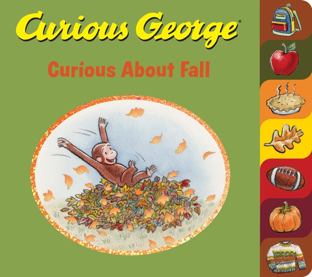 Curious George Curious About Fall Tabbed: A Delightful Board Book Autumn Adv...