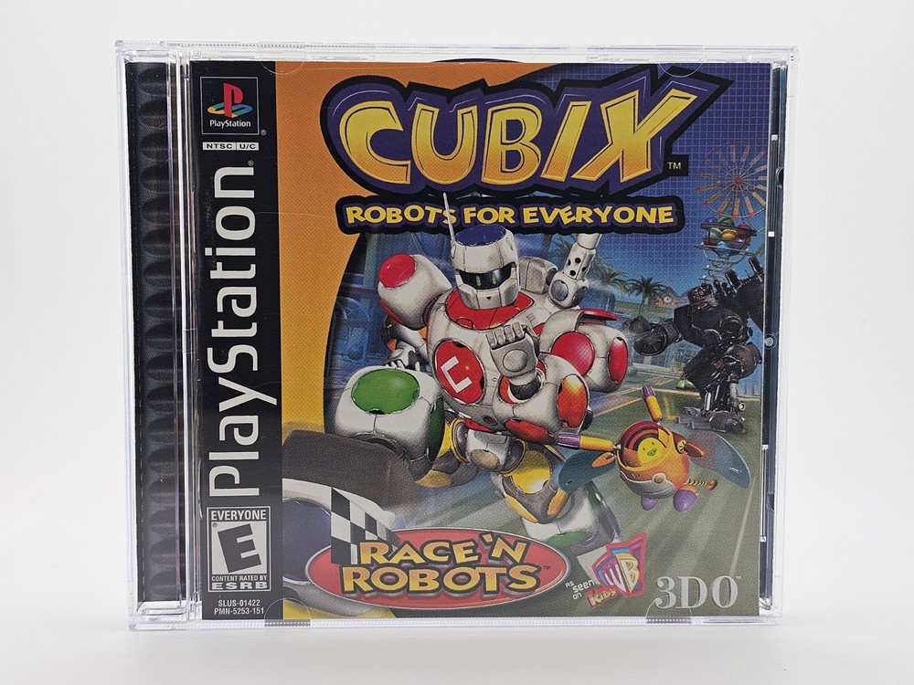 Sony Playstation 1 PS1 Cubix Robots For Everyone Race N Robots CIB Tested
