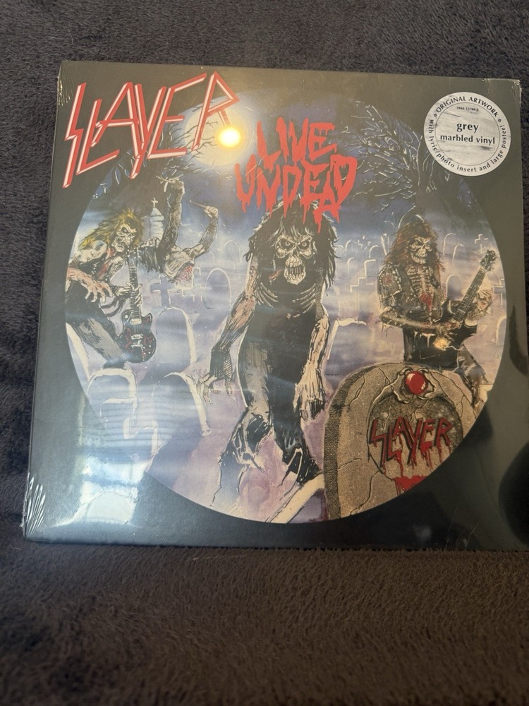 LP SLAYER Live Undead (VINYL PICTURE DISC, 3 TRACK 12