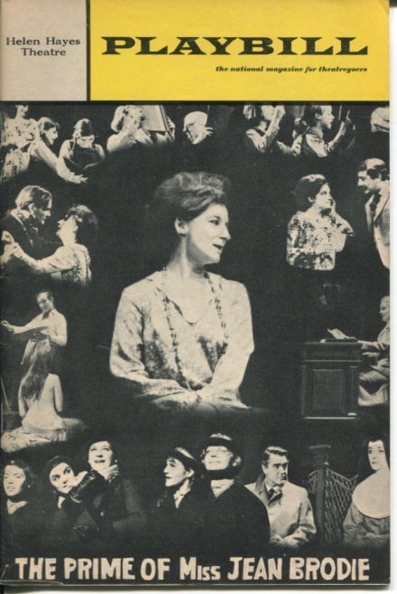 Zoe Caldwell Roy Cooper Amy Taubin The Prime Of Miss Jean Brodie 1968 Playbill