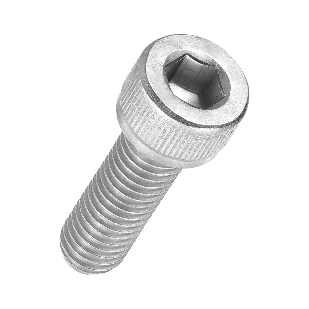 20pcs Socket Head Cap Screws - [M8-1.25 x 25mm] 304 Stainless Steel, Silver