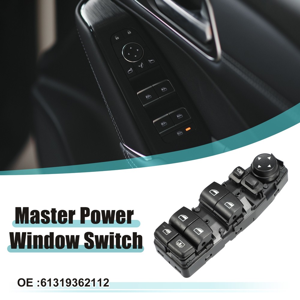 BMW 320i 2.0L L4 Driver Side Front Left Power Window Switch 61319362112