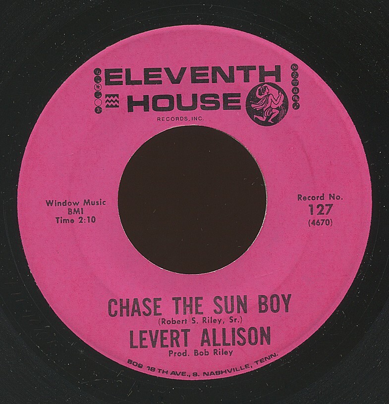 HEAR - Rare Funk / Soul 45 - Levert Allison - Chase The Sun Boy - Eleventh House