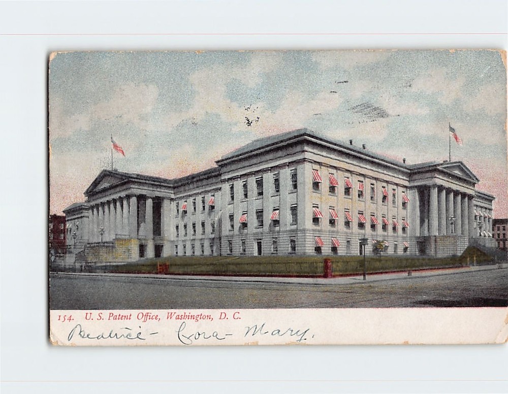 Postcard US Patent Office Washington DC USA