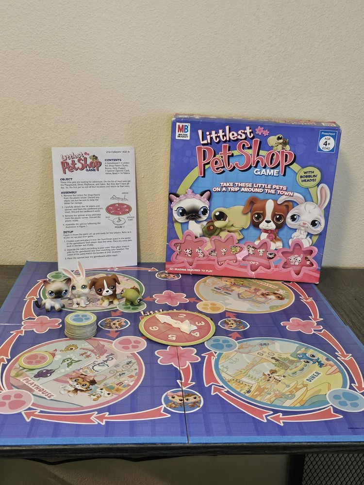 Littlest Pet Shop Board Game - Complete - 2005 Hasbro