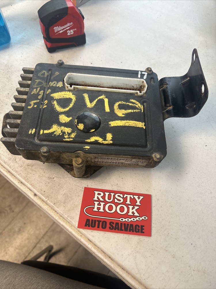 01 Dodge Dakota Durango Transmission Control Module TCM ECU P56028285AH &bracket
