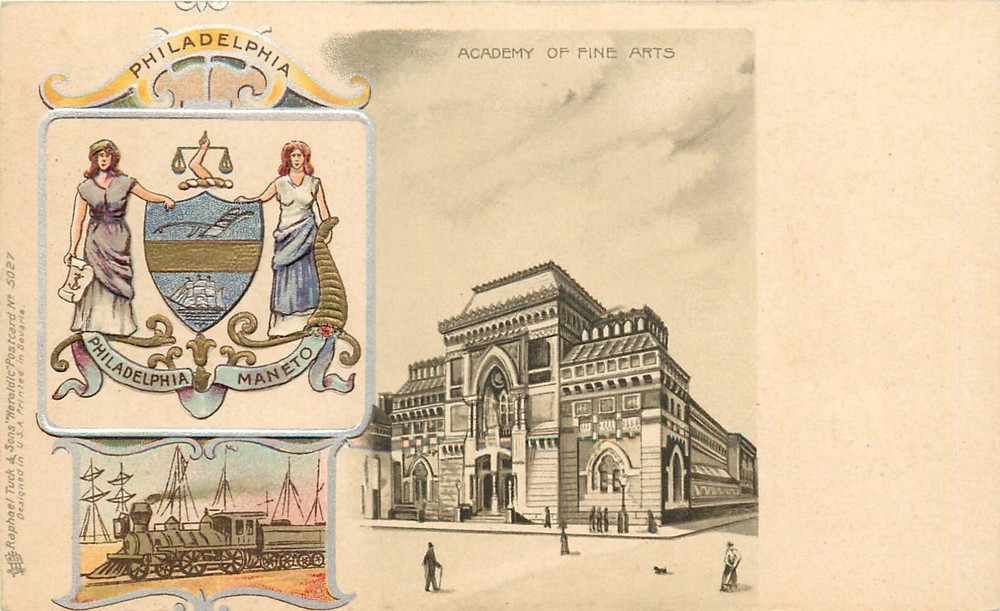 Postcard C1905 Philadelphia Pennsylvania Academy of Fine Arts Tuck #5027 24-5987-image