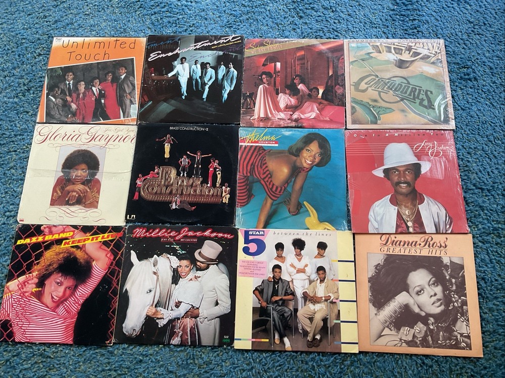 ( 12 ) Classic R&B Soul Funk Lp Vinyl Record Lot