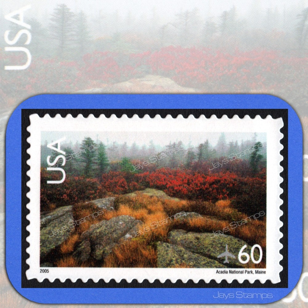 2005 ACADIA NATIONAL PARK Scenic American Landscapes 60¢ Single AIR MAIL  #C138b-image