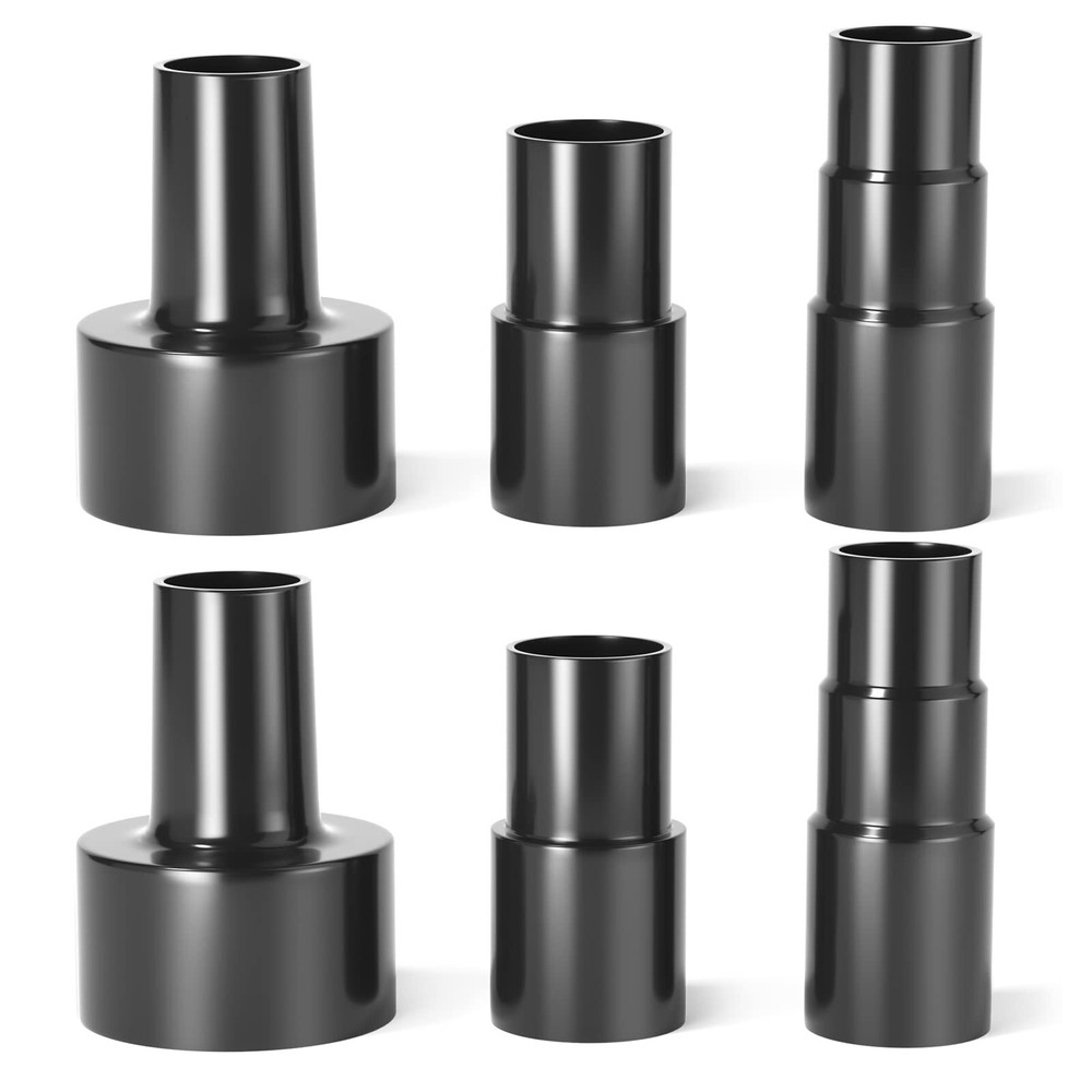 6 Pieces Universal Vacuum Hose Adapter Kit, 1-3/8