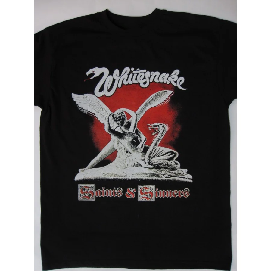 Vintage Unisex Whitesnake - Saints & Sinners Tour T-shirt S-5XL PH370