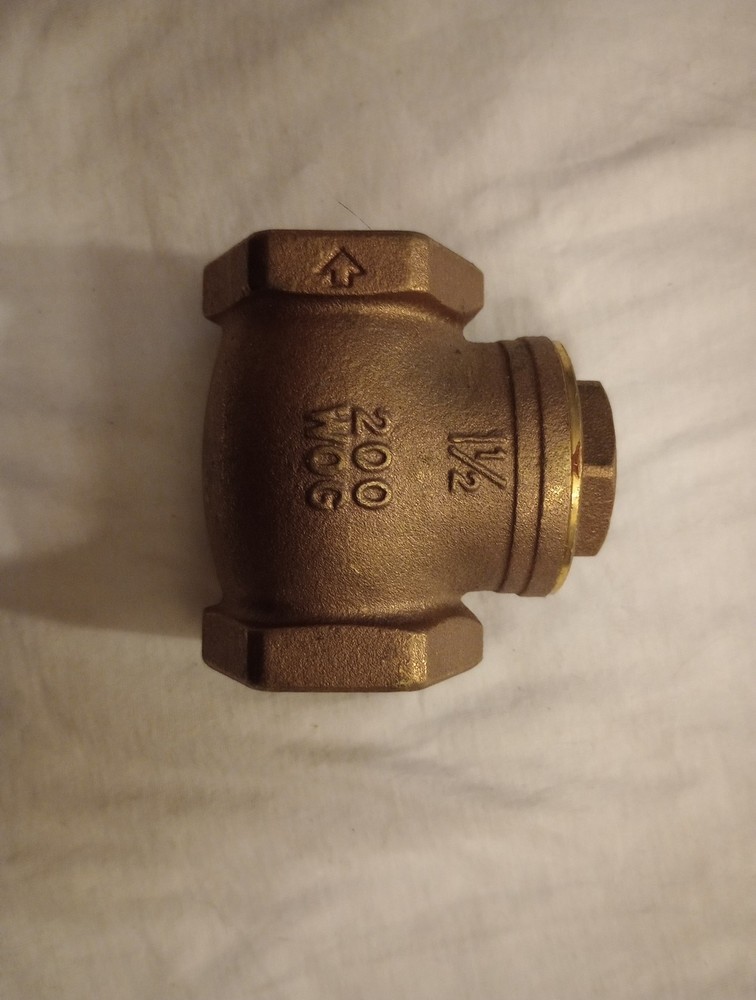 MATCO 521 Brass Swing Check Valve 1-1/2 Inch 200 WOG