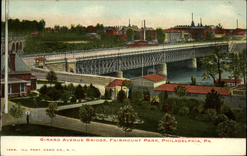 Girard Avenue Bridge ~ Fairmount Park Philadelphia PA ~ 1908 to Brookfield WI