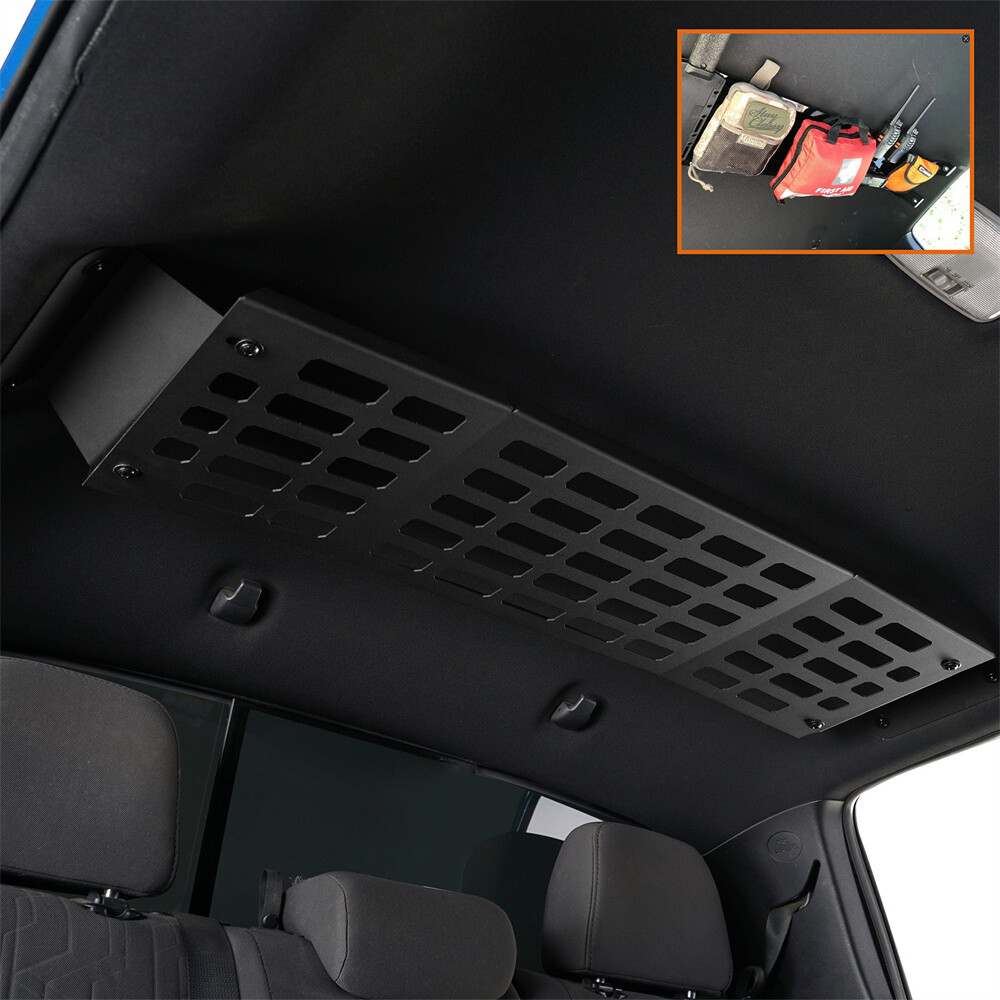 Rear Overhead Extra Storage MOLLE Panel For 2016-2023 Toyota Tacoma Double Cab