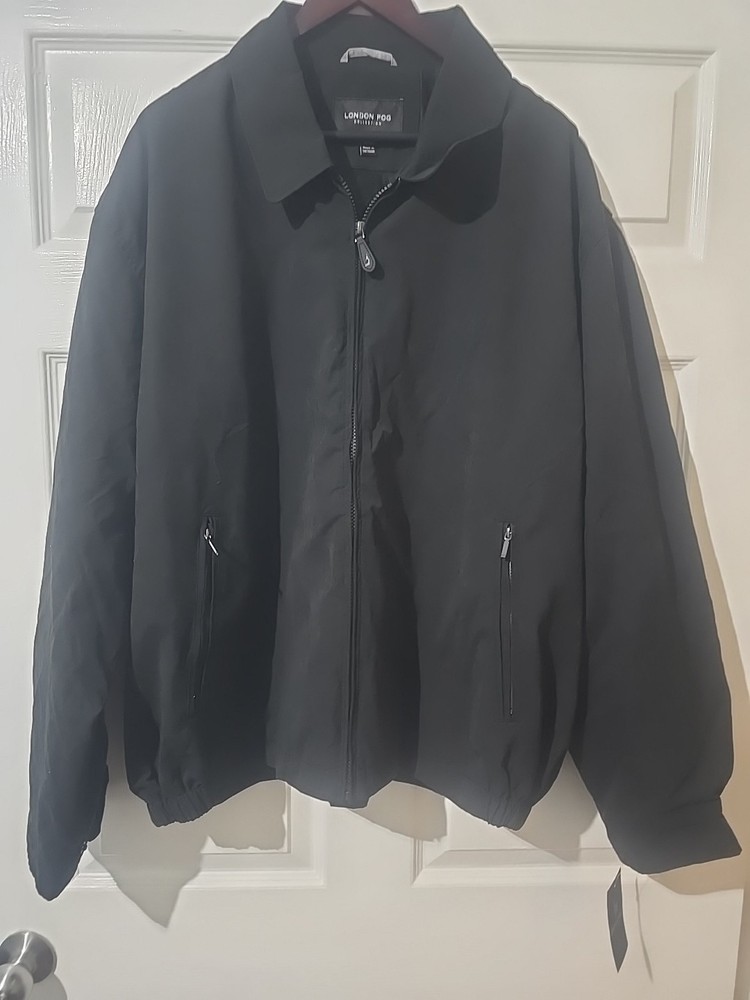 LONDON FOG collection Men's  Black Jacket Size 3XT.
