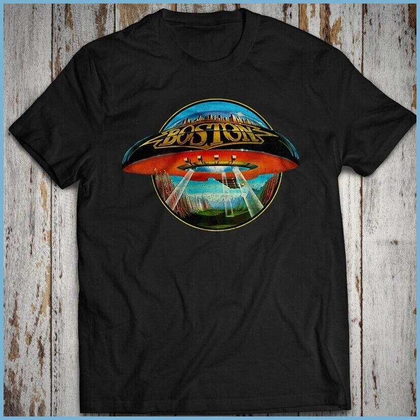 Boston Band Gift For Fans Heavy Cotton Black T Shirt For Men All Size CG1784