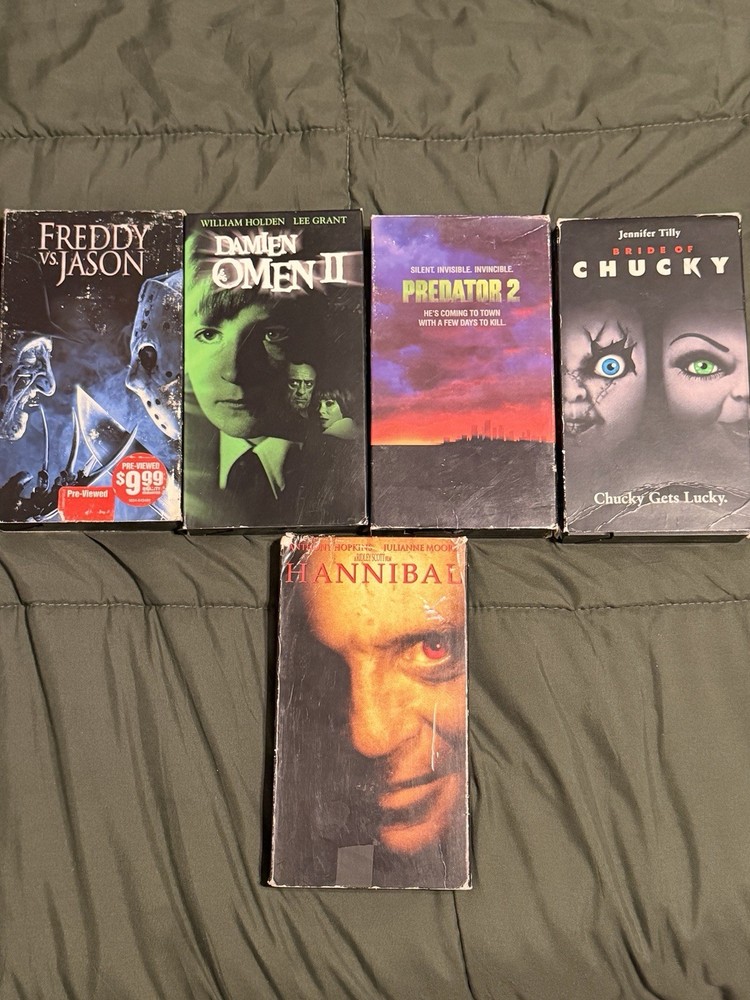 Horror Movie VHS Vintage Movie Lot