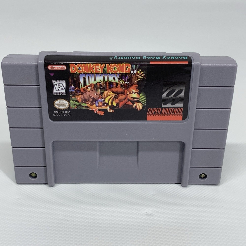 Donkey Kong Country SNES Tested Working Authentic Nintendo Cartridge READ