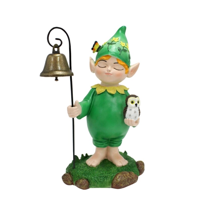 Colorful Resins Figurinee with Sweet Ringing Sound Sculpture for Office