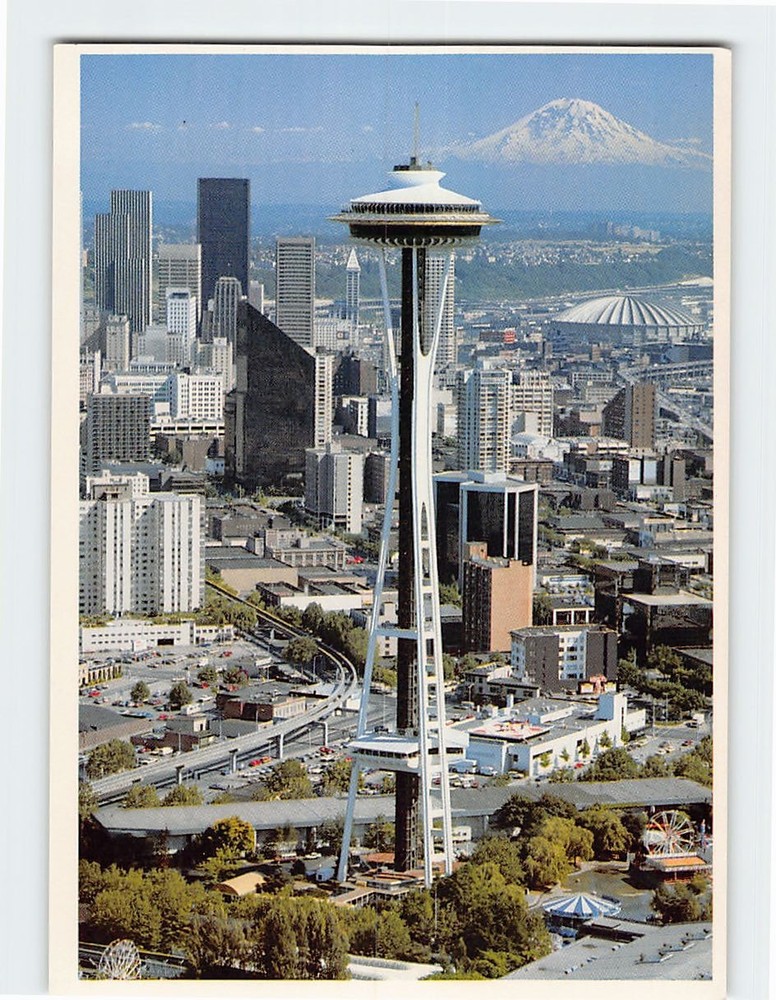 Postcard Space Needle Seattle Washington USA