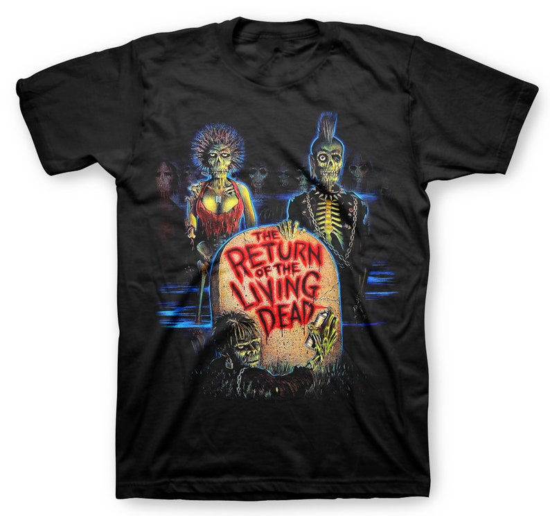 Return of the Living Dead Horror Movie T-Shirt Graphic Tee S-5XL