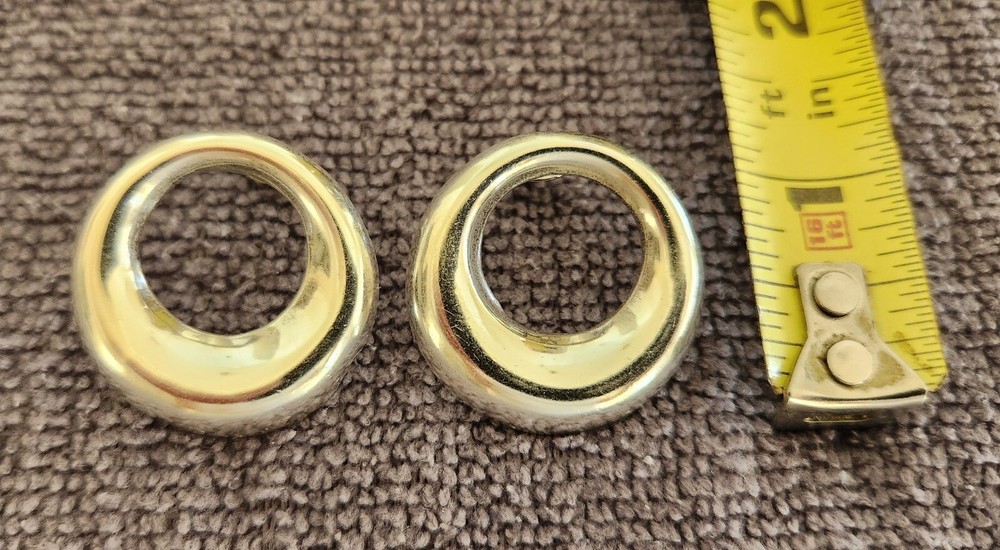 Vintage Sterling Silver Earrings Stamped  