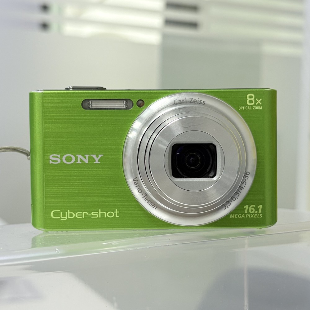 SONY Cyber-shot DSC-W730 green 16.1 MP Digital Camera 8x Zoom With SD Card
