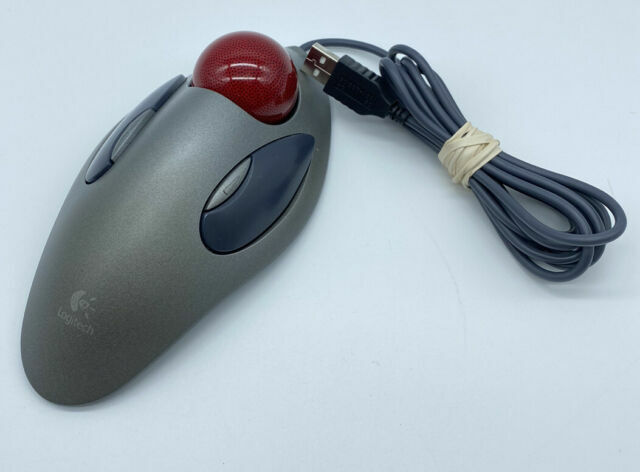Logitech Trackman Marble USB T-BC21 Mouse Model 804377-0000